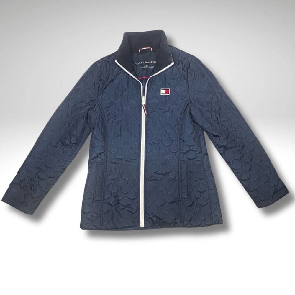 Tommy Hilfiger Women’s 3-in-1 All Weather System Jacket Navy Quilted Size Small